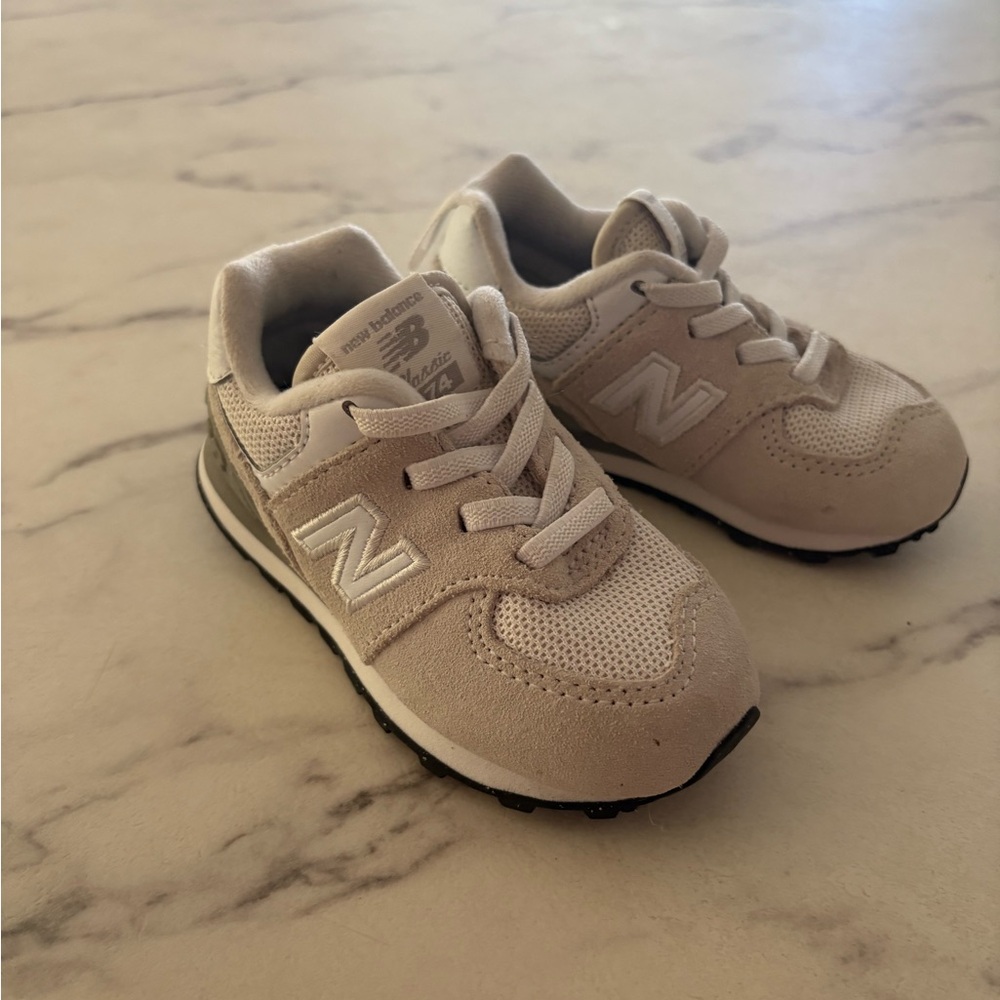 New Balance Kids' Beige Sneakers